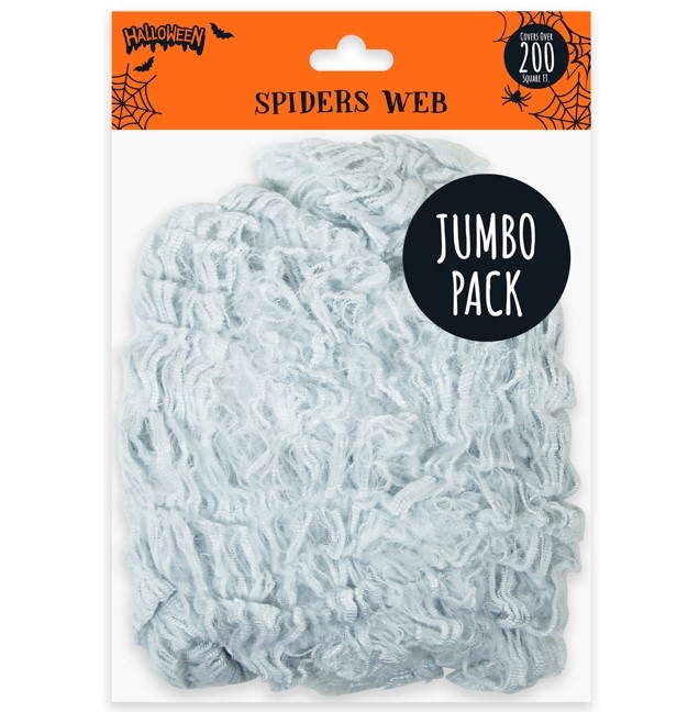 HALLOWEEN JUMBO SPIDER WEB 100G