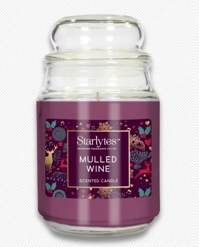 STARLYTES MULLED WINE CANDLE 18 OZ