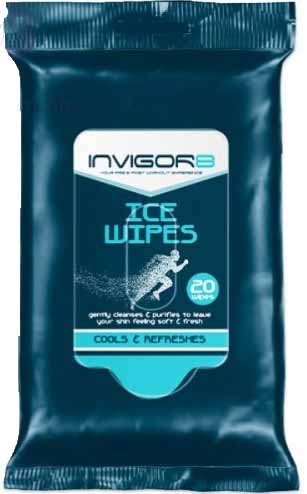 INVIGOR8 ICE WIPES REFRESHING 20PK