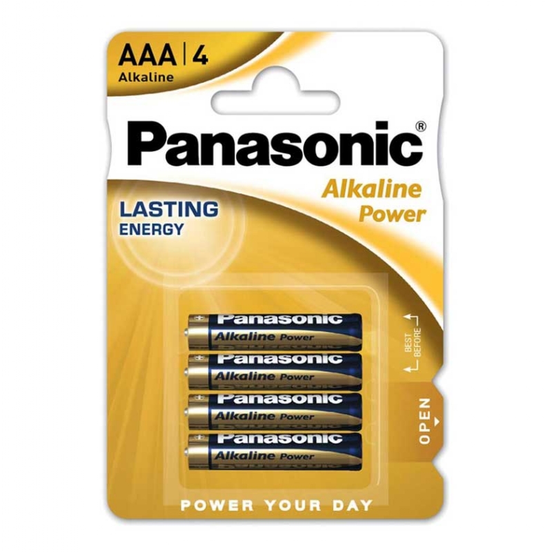 PANASONIC AAA ALKALINE POWER 4PK