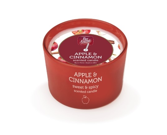 PAN AROMA CANDLE APPLE&CINNAMON 85G