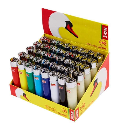 SWAN REFILLABLE LIGHTERS